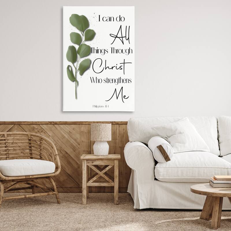 Stupell Proverb & Herb Sprig Canvas Wall Art Design By Amber Clarkson
