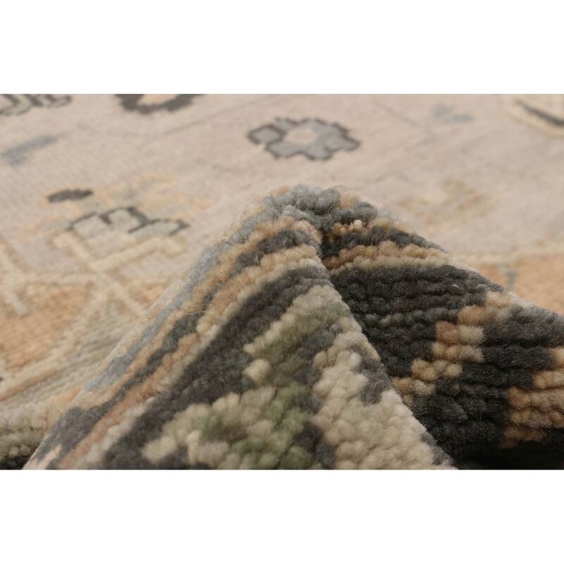 ECARPETGALLERY Hand-knotted Jules Serapi Grey Wool Rug - 8'11 x 12'0