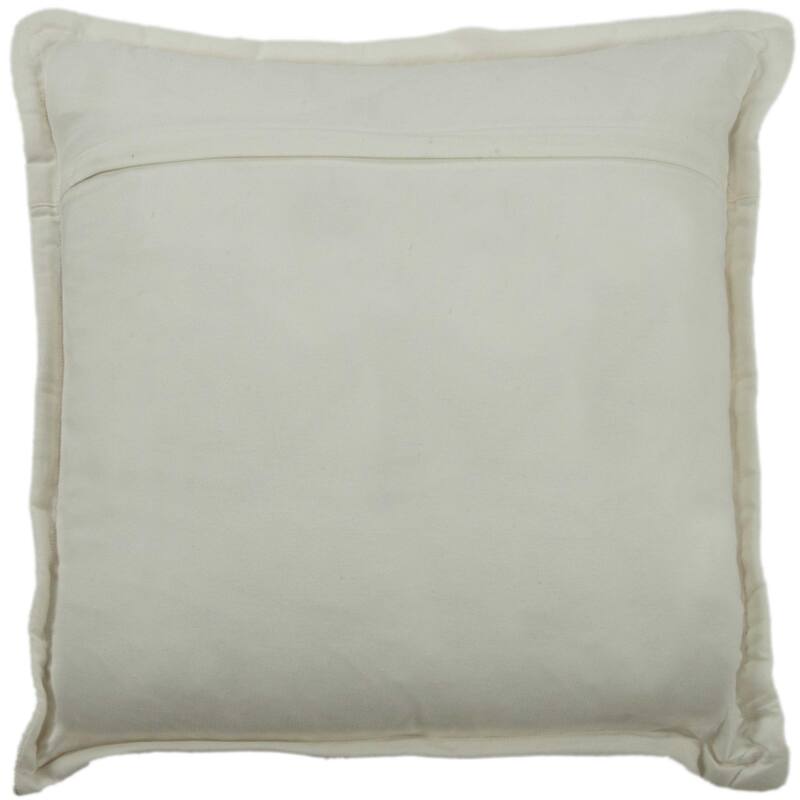 Rizzy Home Solid Throw Pillow with Whipstiched Edge