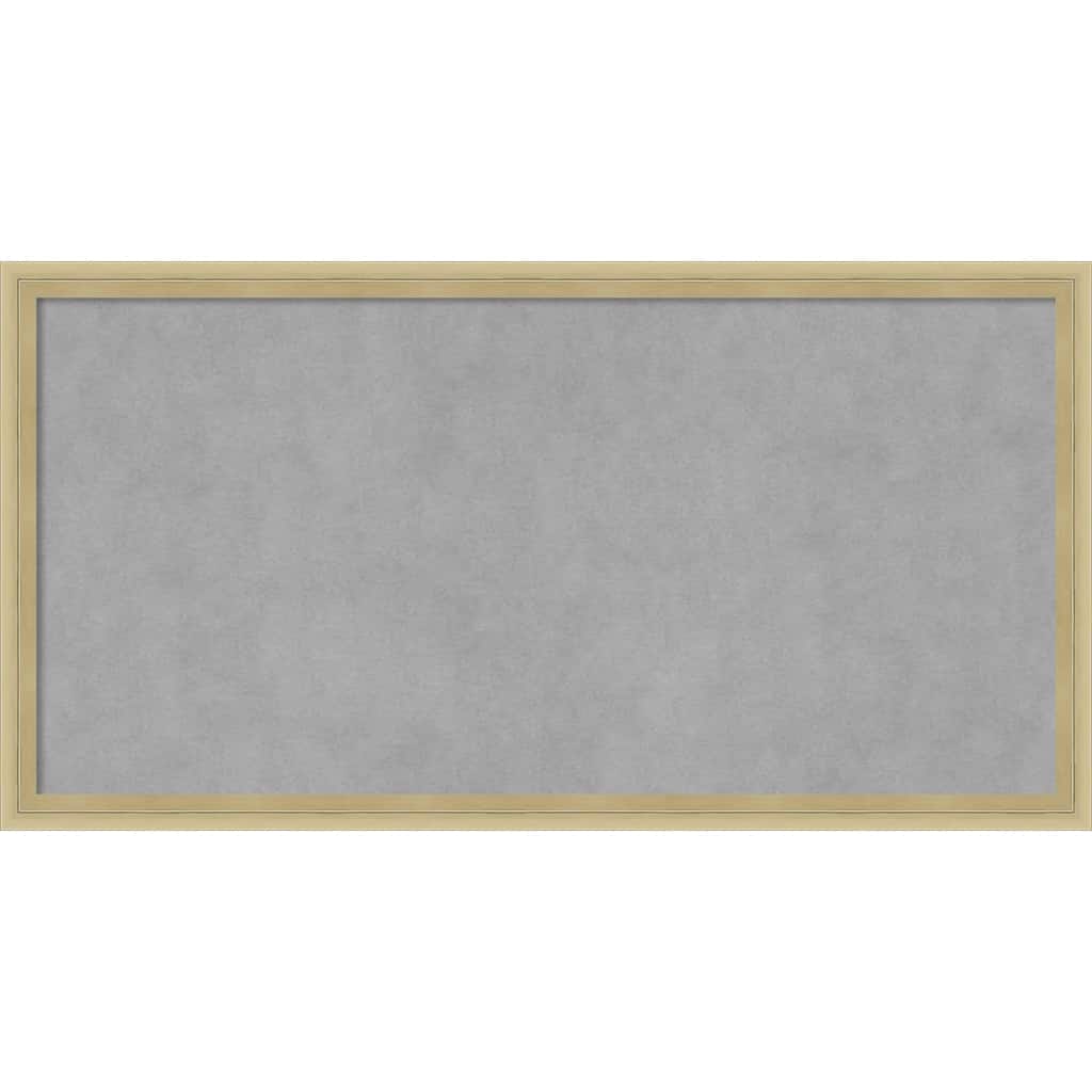 Amanti Art Lucie Champagne Framed Magnetic Board