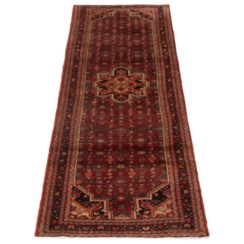 ECARPETGALLERY Hand-knotted Andelz Copper Wool Rug - 2'11 x 9'10