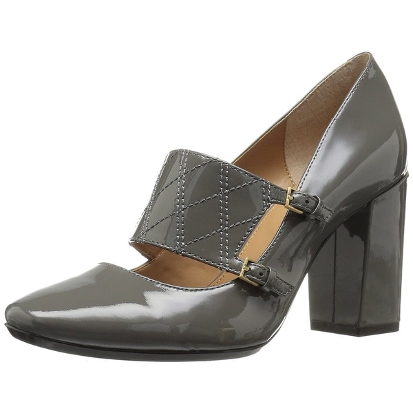 gray mary jane pumps