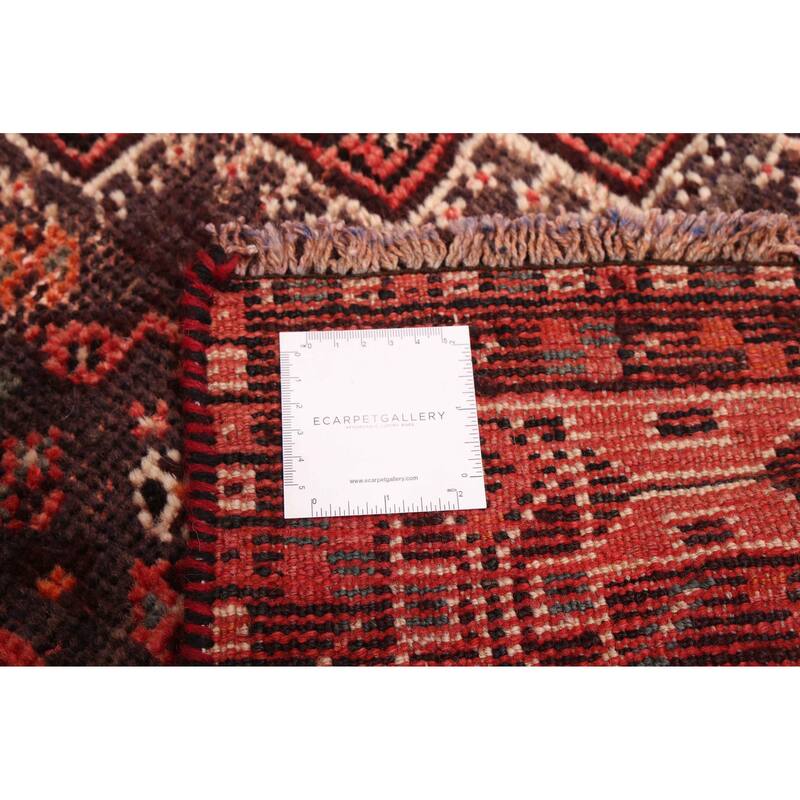 ECARPETGALLERY Hand-knotted Melis Light Red Wool Rug - 6'4 x 9'8