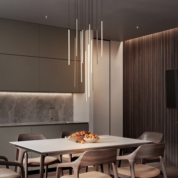 Led chandelier dining room hot sale