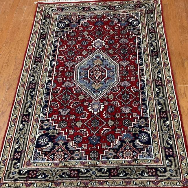 HERAT ORIENTAL Hand-knotted Medallion Bidjar Wool Rug - 4x6