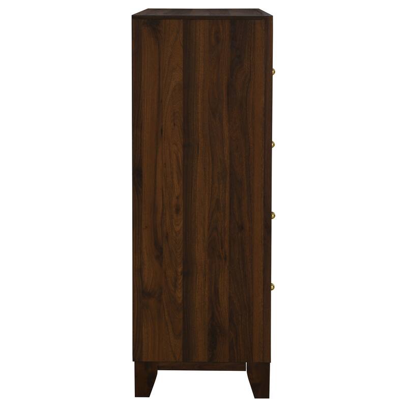 Welsley 4-drawer Chest of Drawers Walnut