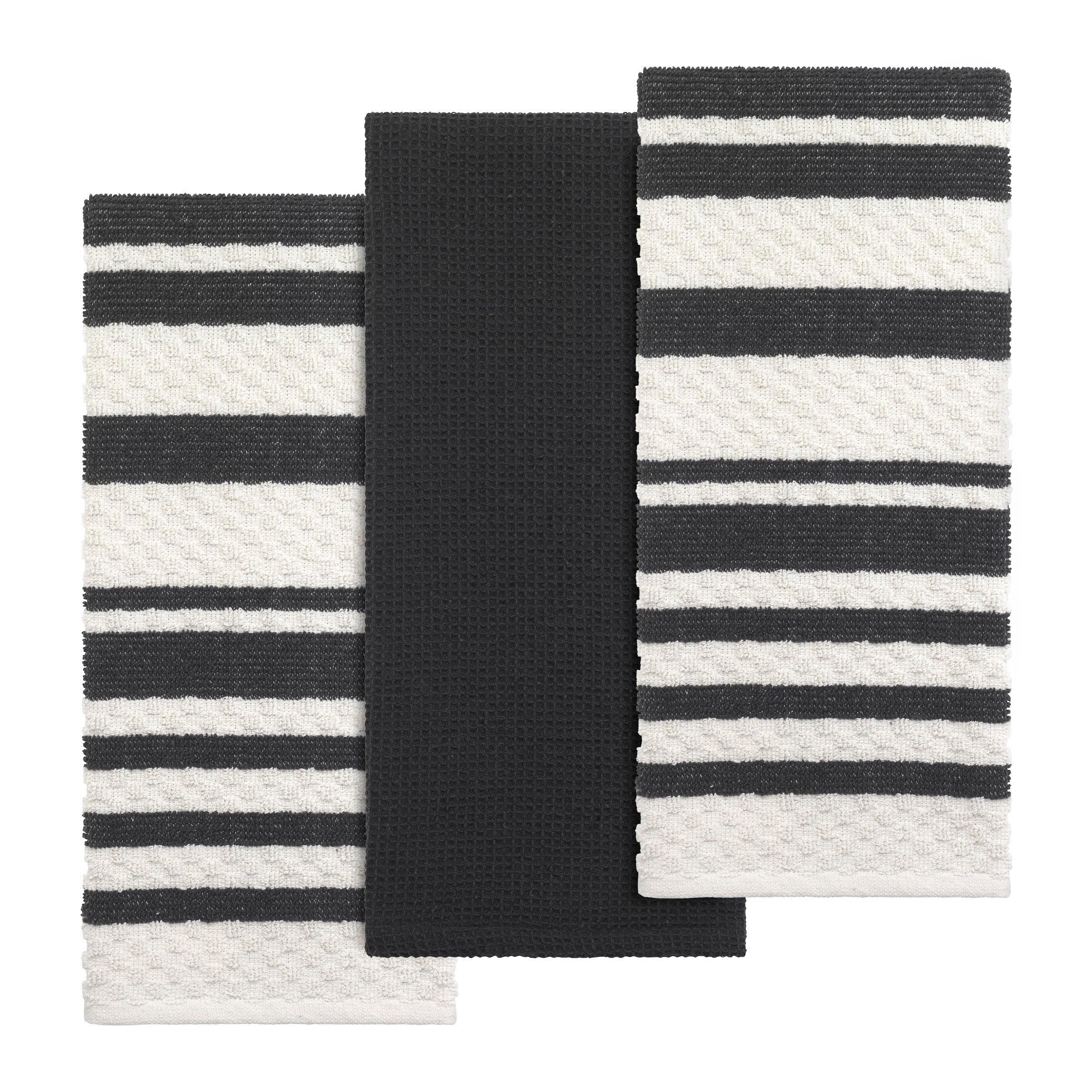 Izod Essex 3-Piece Kitchen Towel Set - Kitchen Towel 3 Pack