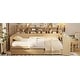 preview thumbnail 29 of 29, Wooden Full Size Daybed with Storage Shelves, Twin Trundle and Desk