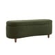 preview thumbnail 42 of 50, INK IVY Bailey Boucle-Style Curved Storage Accent Bench