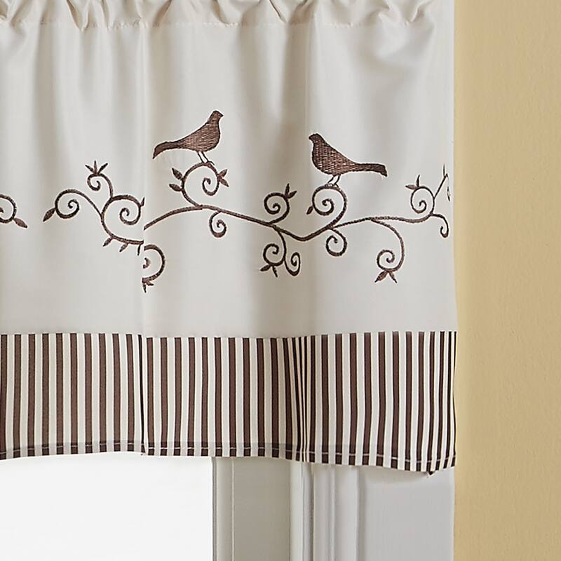 CHF Birds Valance, Swag & Tier Pair Curtain Collection