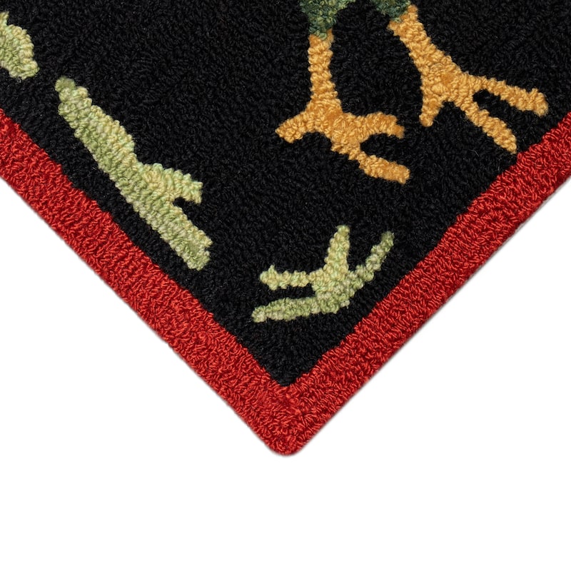 Liora Manne Frontporch Rooster Indoor/Outdoor Rug - 2' x 5'