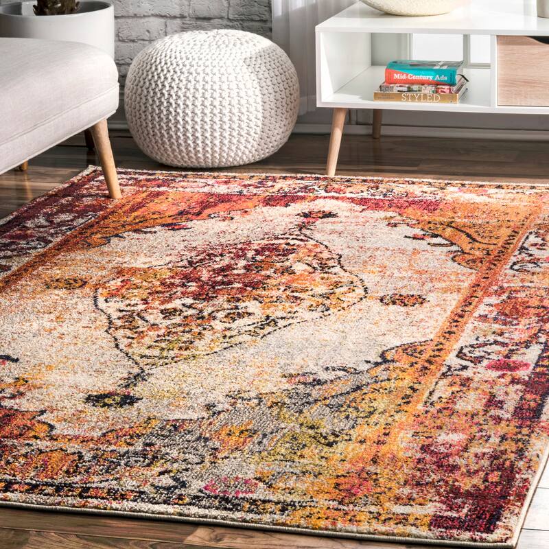 Nuloom Vintage Medallion Veronica Area Rug