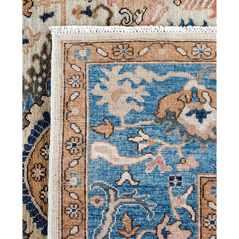 Serapi One-of-a-Kind Hand-Knotted Area Rug - Ivory - 8' 1" x 10' 0"