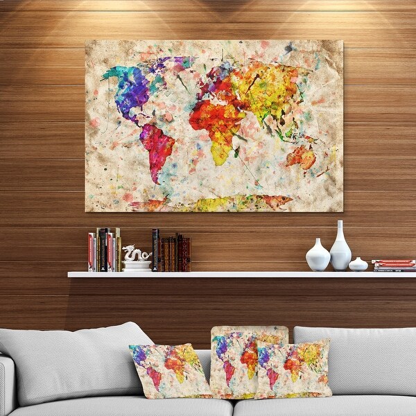 World Maps Lampshades Ideal To Match Maps Cushions Maps Duvets Maps Wall Decals 