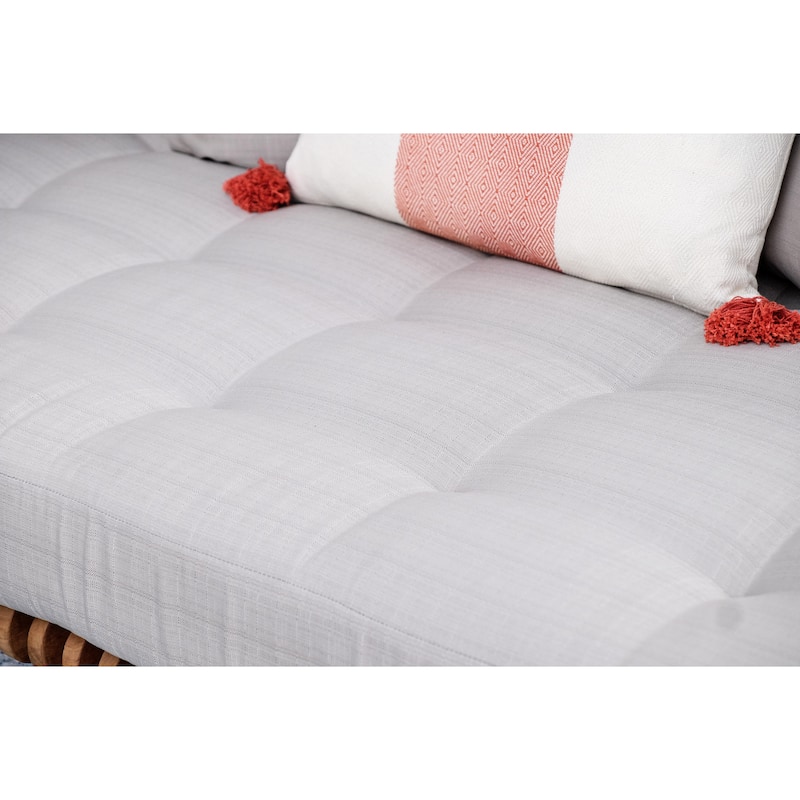 Cambridge Casual Chara Teak Outdoor Daybed with Cushion