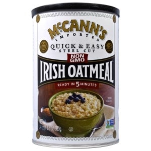 McCann's Irish Oatmeal Quick and Easy Steel Cut - Case of 12 - 24 oz.