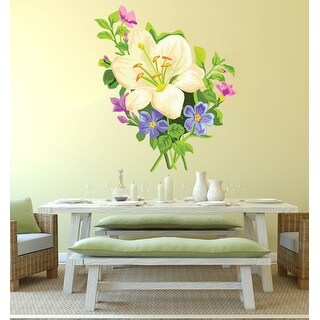 Lily Decal, Lily Sticker, Lily Wall Decal, Lily Wall Sticker - Bed Bath ...