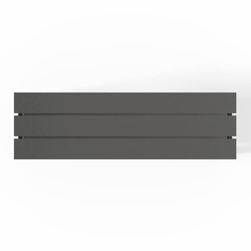 Laguna Hdpe All Weather Outdoor Patio Two Shelf Table