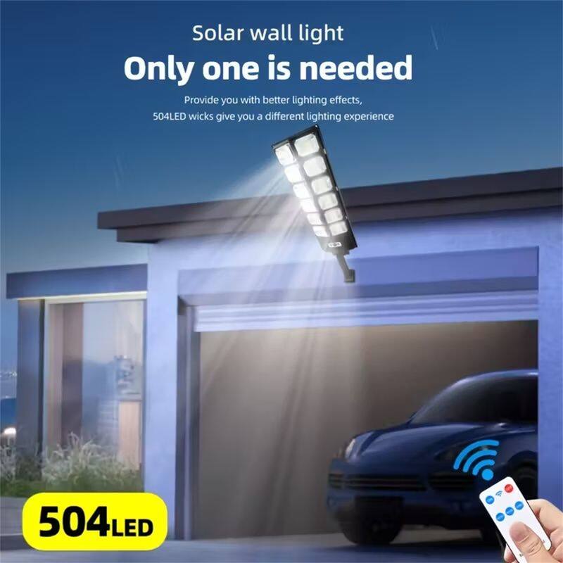 2-Pack of 800W Ultra Bright Solar Street Lights