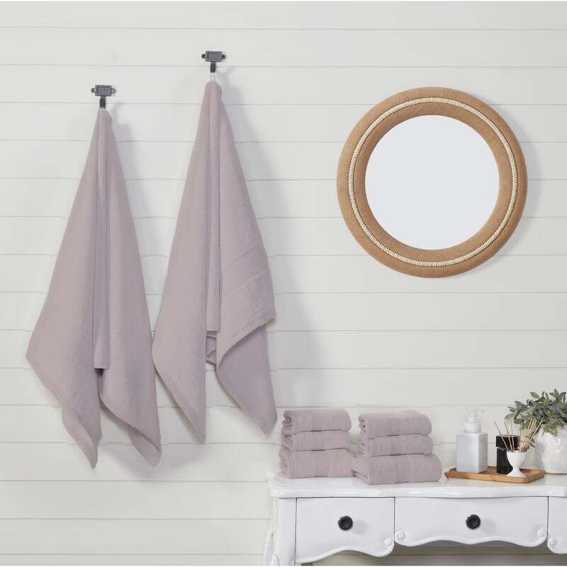 Fabstyles 8 Piece Plush Cotton Towel Set