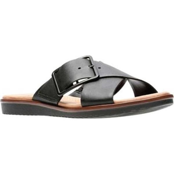 Clarks Women's Kele Heather Slide Black 