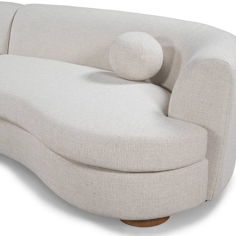 Classic Home Concord Upholstered Fabric Sectional Sofa