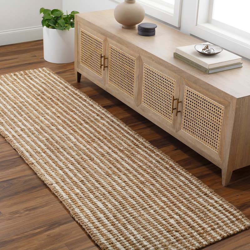 Livabliss Boucle Casual Area Rug - Natural/Cream - 2' 6" x 8'