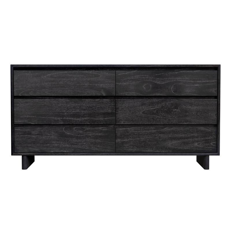 Halmstad Wood Panel 6 Drawer Dresser