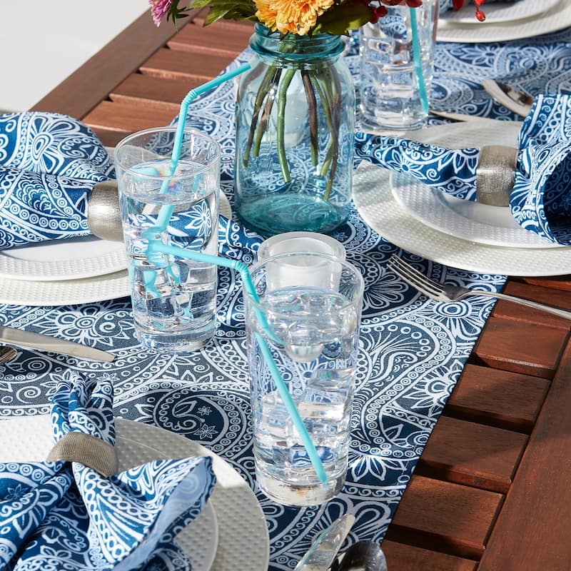 DII Anchors Print Outdoor Table Runner 14x72