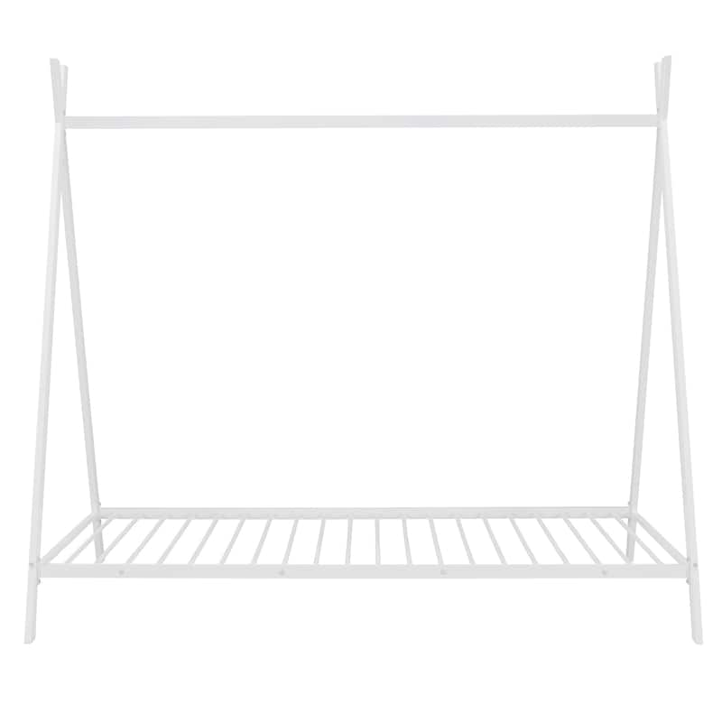 Twin Size Metal House Tent Bed for Kids
