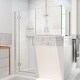 preview thumbnail 1 of 24, DreamLine Unidoor-X 60 in. W x 36 3/8 in. D x 72 in. H Frameless Hinged Shower Enclosure - 36.38" x 60"