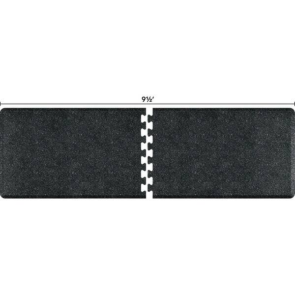 Shop Wellnessmats Anti Fatigue Office Kitchen Mat Puzzlepiece Collection R Series 9 5 Feet By 3 Feet Granite Onyx Granite Onyx On Sale Overstock 25693306