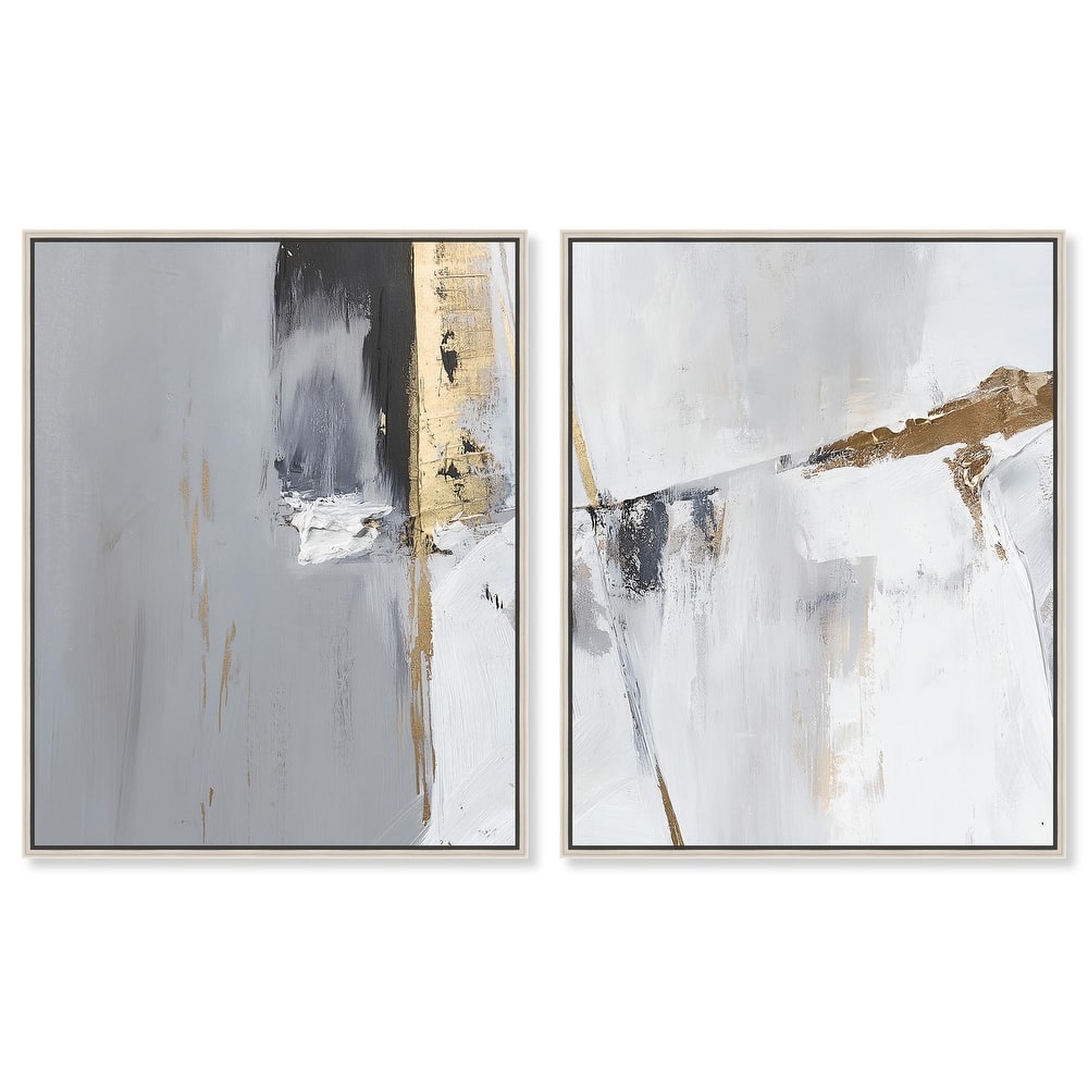 Cracks of Creation I Canvas Set of 2 by Art Remedy