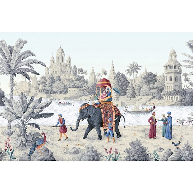 Exotic Journey Panorama Wallpaper Mural