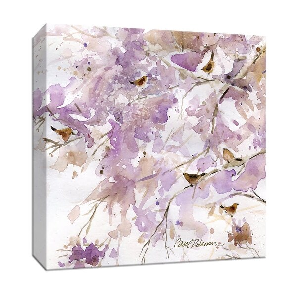 PTM Images 9-147080 PTM Canvas Collection 12" x 12" - "Lavender Spring II" Giclee Birds Art Print on Canvas