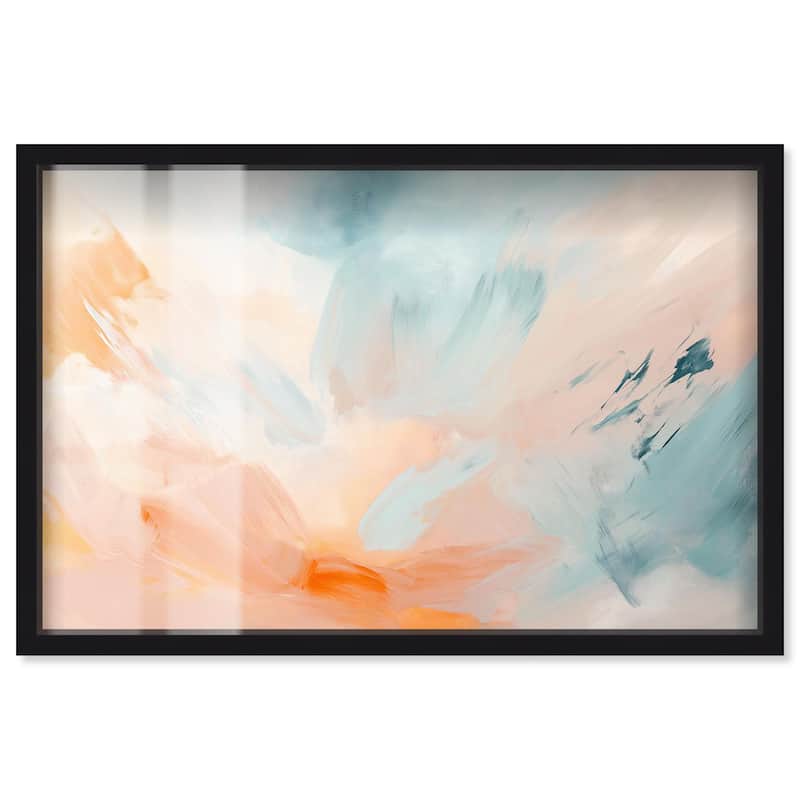Sunrise Palette I Shadowbox by Art Remedy - Black - 24" x 16"