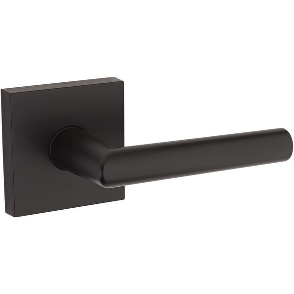 Kwikset 154MILSQT Milan Passage Door Lever Set with Square Rosette