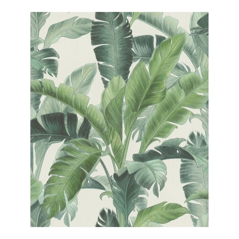 Rasch Orissa Green Palm Frond Wallpaper - 20.5 x 396 x 0.025