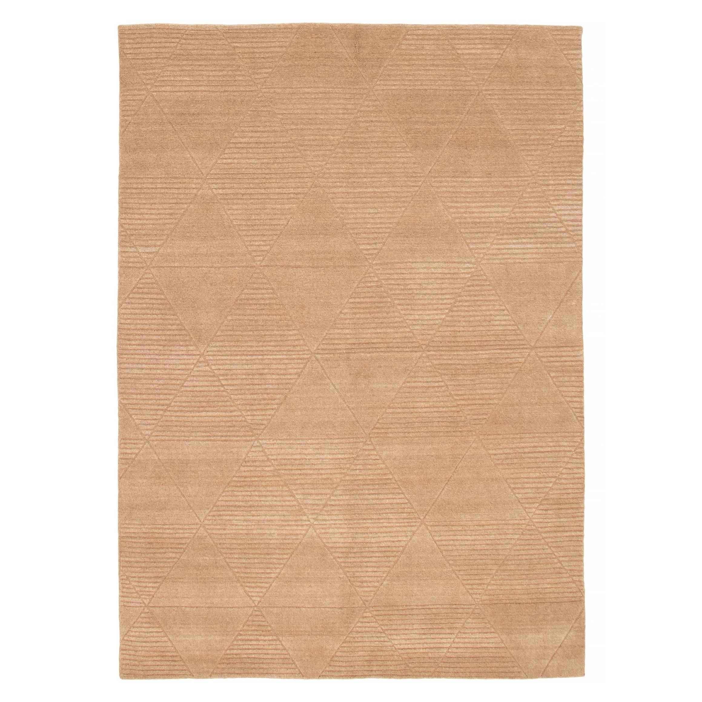 Kashkuli Gabbeh Tan Rug 6'7" x 9'4" - 6'7 x 9'4
