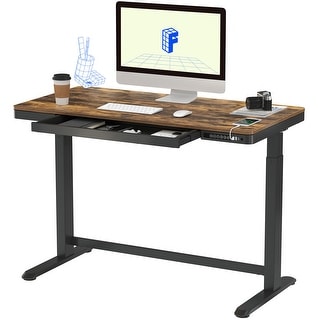 Electric Height Adjustable Ergonomic Computer Desk - Bed Bath & Beyond ...