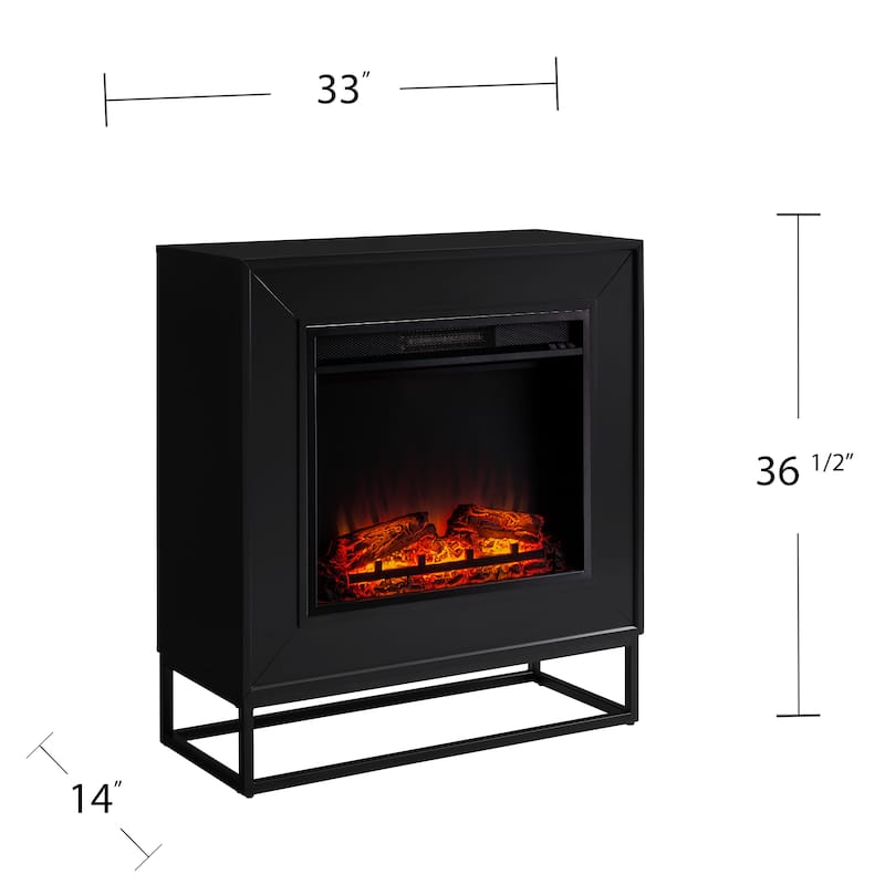SEI Furniture Francis Contemporary Electric Fireplace