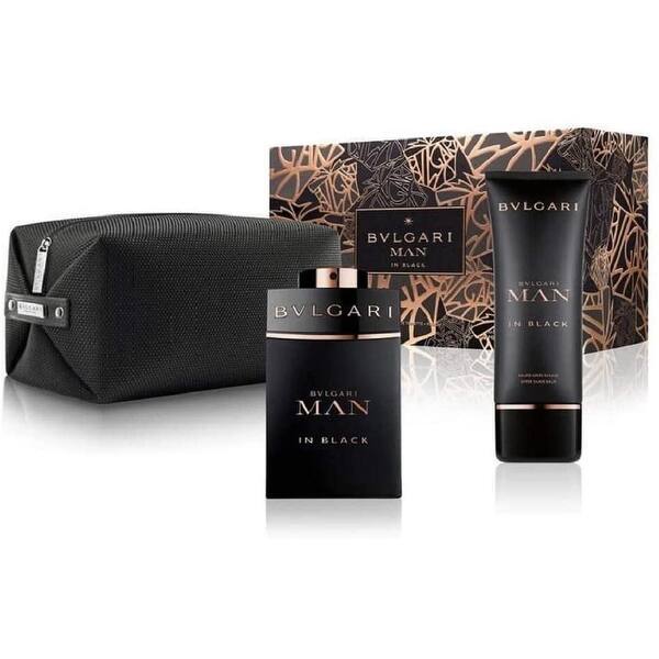 Shop Bulgari Man In Black By Bulgari Set For Men Overstock 32049504