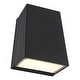 preview thumbnail 13 of 14, Access Lighting Edge - Marine Grade LED Outdoor Sconce - Black Finish - Frosted Glass Diffuser