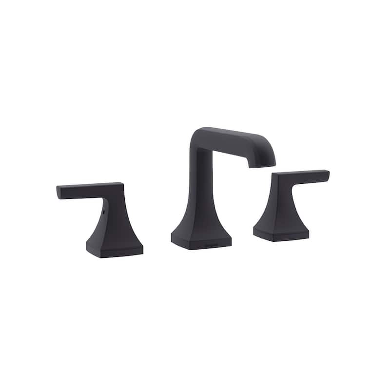Symmons SLW5612PP Oak 1.0 GPM Vessel Widespread Bathroom Faucet - Matte Black