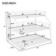 preview thumbnail 10 of 12, Modern Style Twin XL/Full XL/Queen Triple Bunk Bed with Long and Short Ladder and Full-Length Guardrails, Space-Saving, Black
