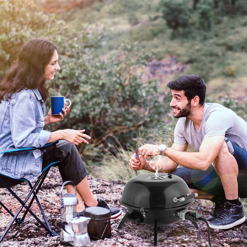 1600W Portable Double Layer Electric BBQ Grill