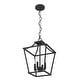 preview thumbnail 4 of 23, Hunter 12" Laurel Ridge 4-Light Lantern Pendant - Kitchen Island, Dining room, Entry - Modern Farmhouse, Industrial, Candle