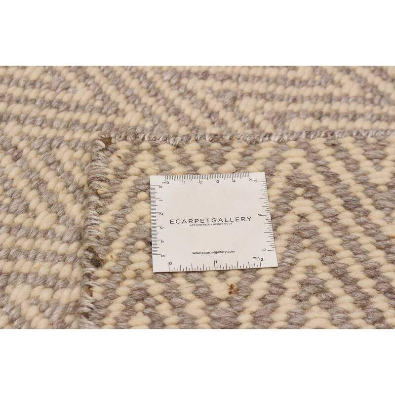 Nevada Grey Kilim 5'2" x 7'5" - 5'2 x 7'5