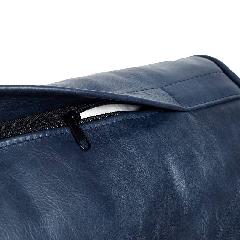 Poly and Bark Napa Leather Bolster Pillow (Set of 2)