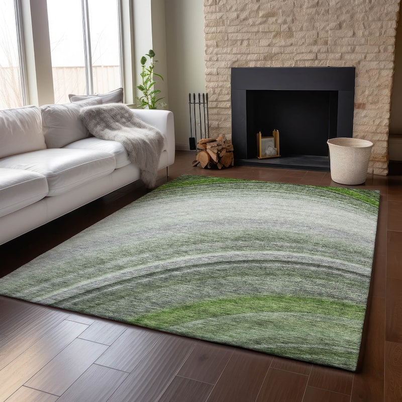 Premium Washable Super Soft Contemporary Arches Mayfield Rug